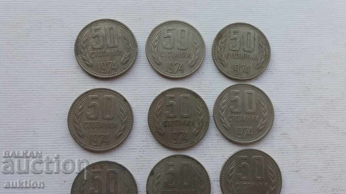 Auction 50 STOTINKI 1974 YEAR 9 ISSUE Auction 50 STOTINKI 1974 YEAR 9 ISSUE