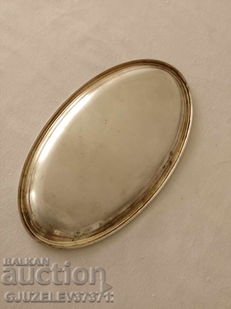 Auction Silver Tray, 800 Hallmark Auction Silver Tray, 800 Hallmark