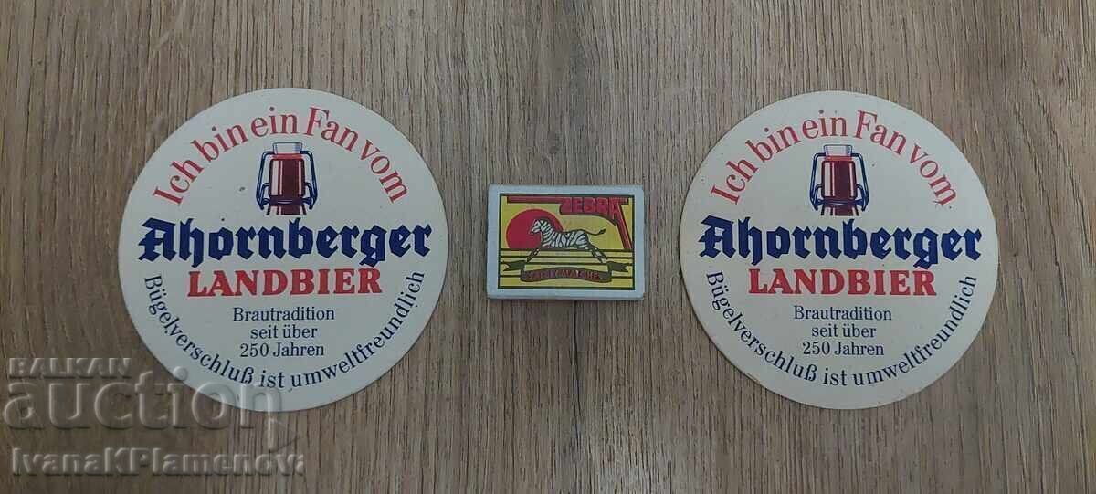 Delivery of Collector's coasters, two pieces Delivery of Collector's coasters, two pieces