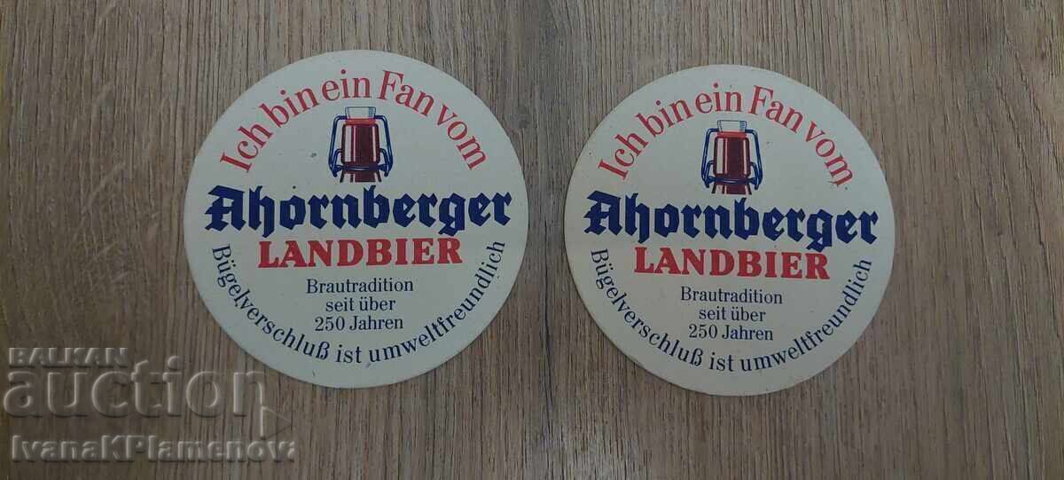 Collector's coasters, two pieces Collector's coasters, two pieces