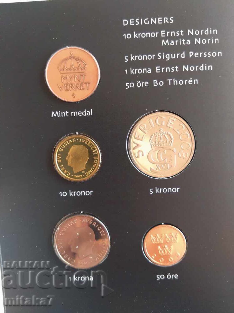 Licitație Set de monede 2003, Suedia