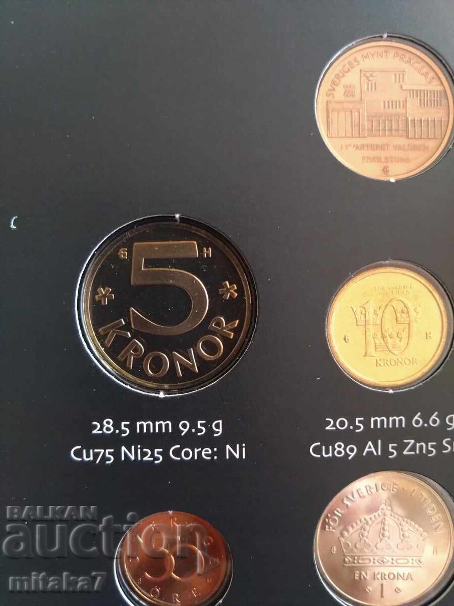 Set de monede 2003, Suedia - 6