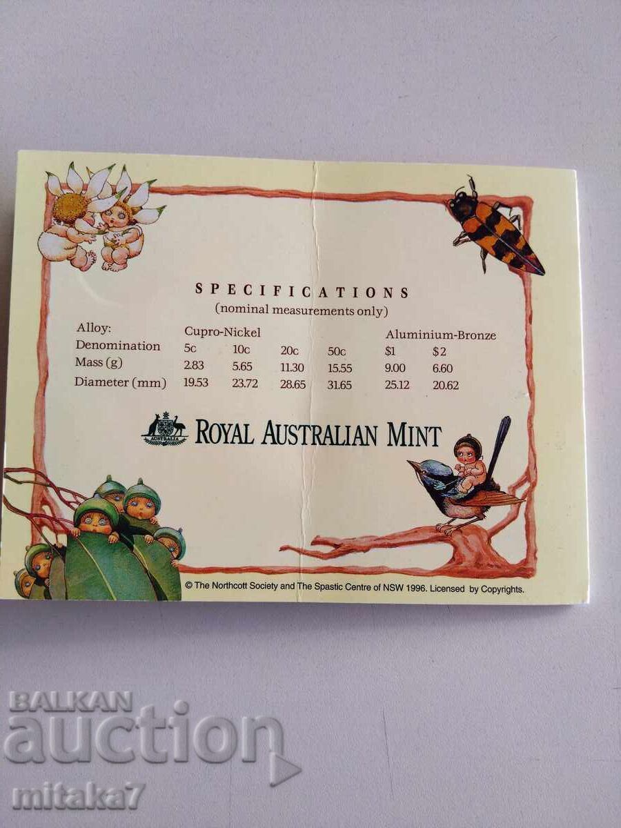 Setul de monede din Australia, 1996 - 7 Setul de monede din Australia, 1996 - 7