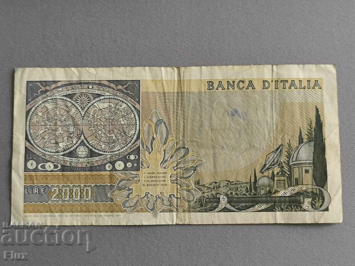 Banknote - Italy - 2000 lire | 1973 with price 6.75 BGN | € 3.45 Banknote - Italy - 2000 lire | 1973 with price 6.75 BGN | € 3.45