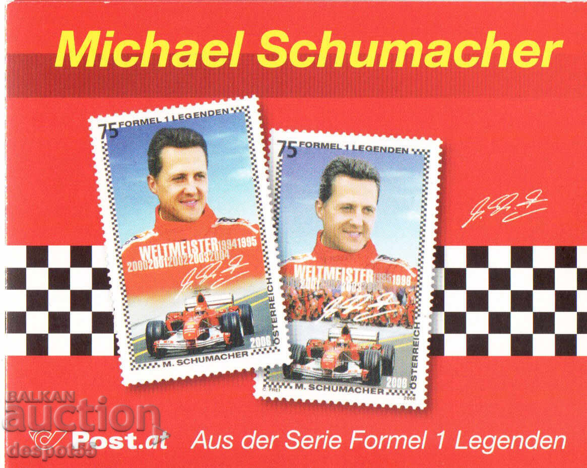2006 Αυστρία. Legends of Formula 1 - Schumacher. Δελτίο. ΠΕΡΙΕΡΓΕΙΑ! με τιμή 19.50 BGN | € 9.97