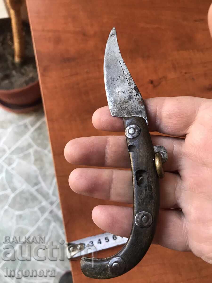 Delivery of FOLDING KNIFE, ANTIQUE BLADE, ORNAMENTS, HORN Delivery of FOLDING KNIFE, ANTIQUE BLADE, ORNAMENTS, HORN