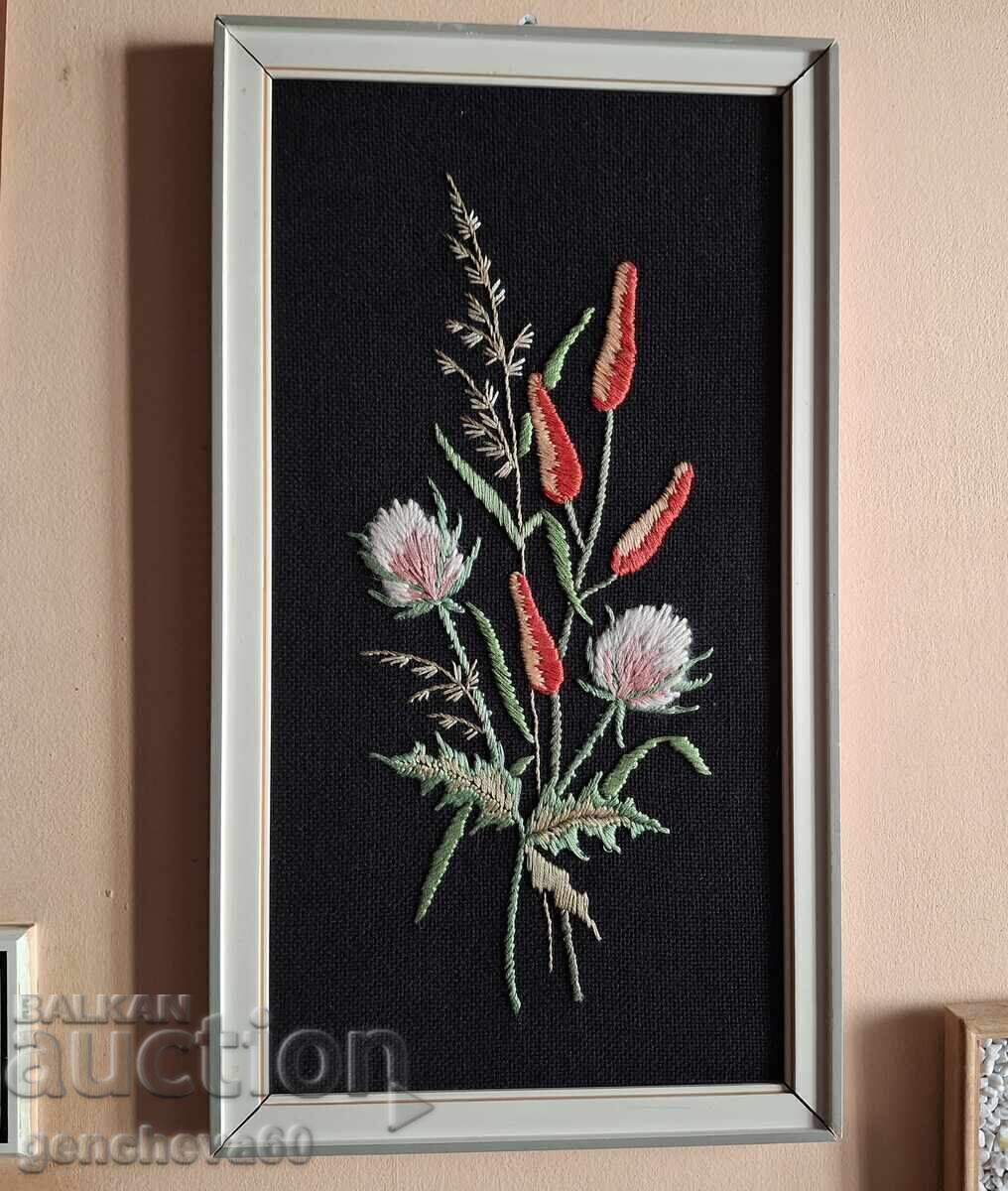 Stylish beautiful embroidered tapestry 23/40cm. picture