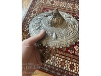 СТАР ТЕПЕЛЪК ЗА НОСИЯ ПАФТИ НАКИТ ВИСУЛКИ МОНЕТИ СРЕБРО