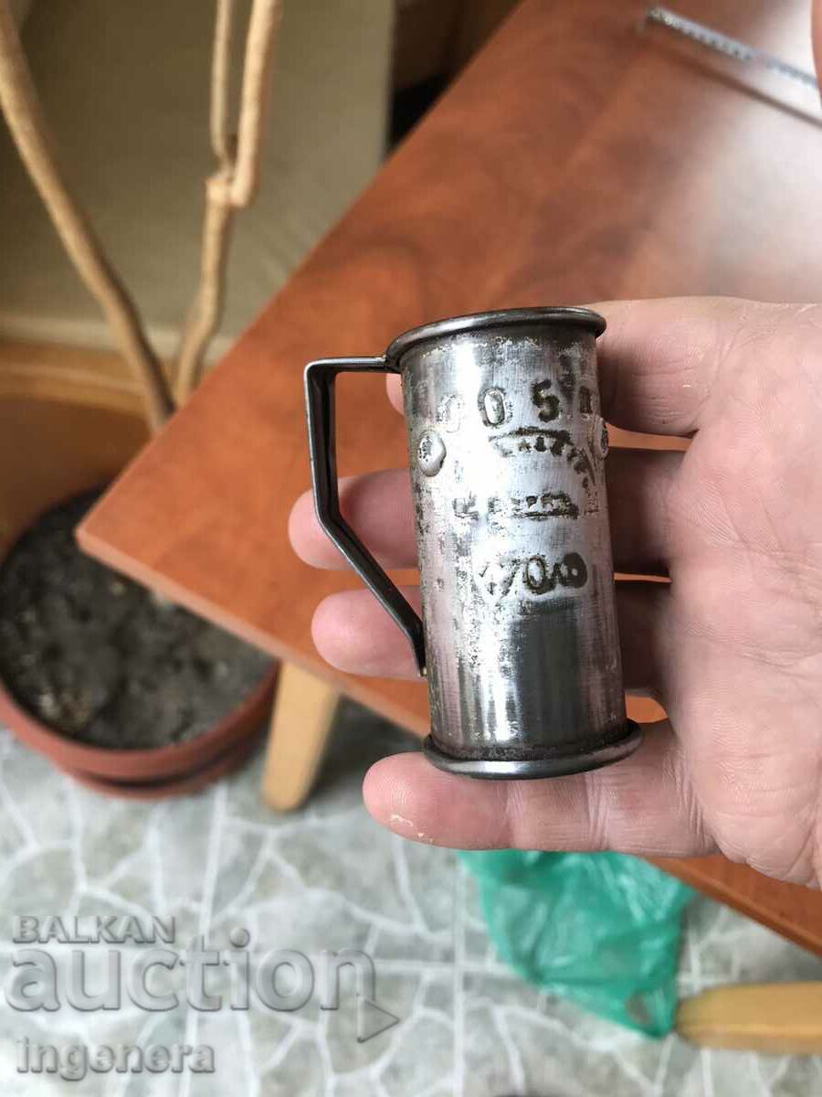 Доставка на МЕРИЛКА СТАРИННА МАРКИРАНА ВАРНА МЕТАЛ-200,100 И 50 МЛ.КОМПЛ Доставка на МЕРИЛКА СТАРИННА МАРКИРАНА ВАРНА МЕТАЛ-200,100 И 50 МЛ.КОМПЛ