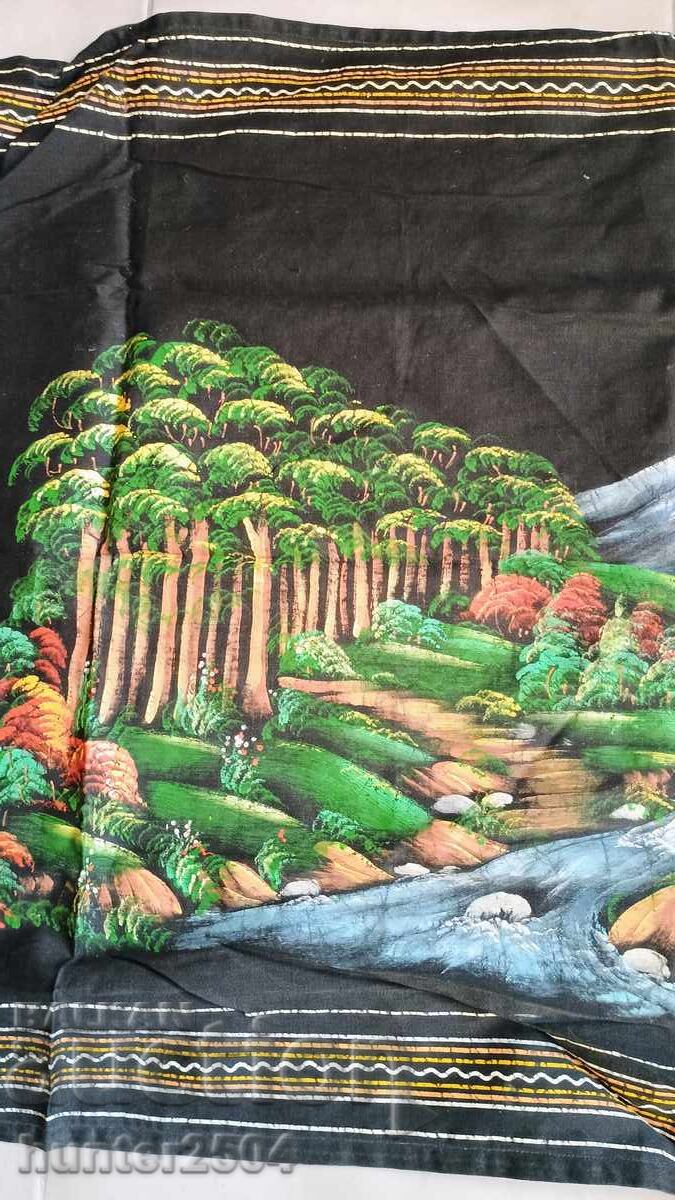 Auction  Panel, 116/62 cm, painted