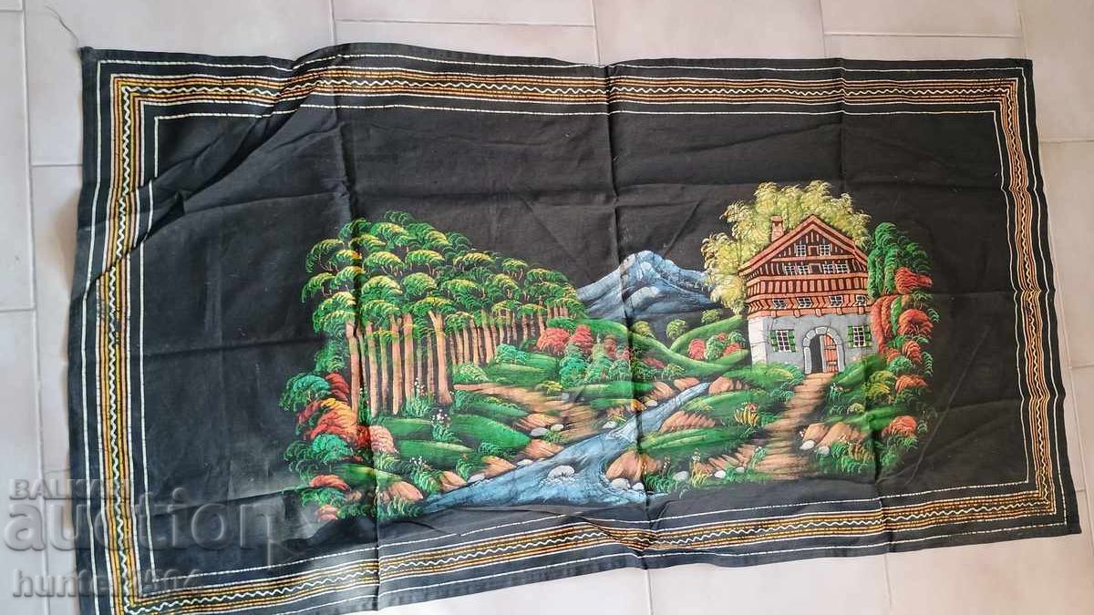 Panel, 116/62 cm, painted