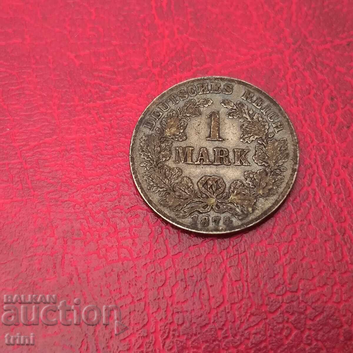 Germany 1 mark 1874 "C" - Frankfurt Germany 1 mark 1874 "C" - Frankfurt