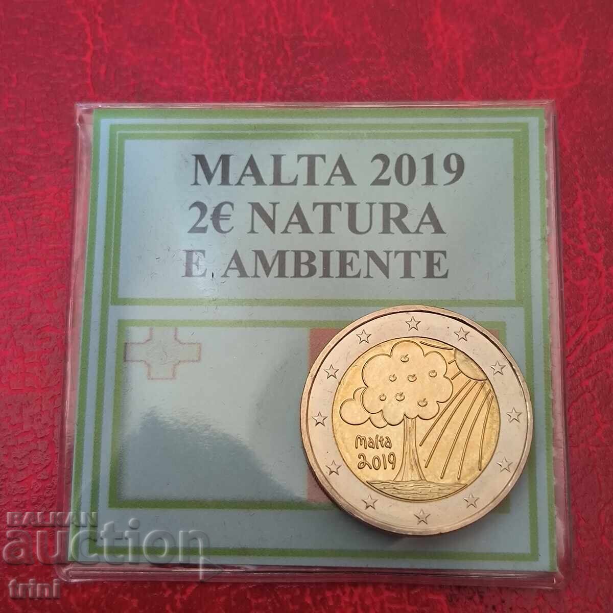 Malta 2 euro 2019 Nature and environment