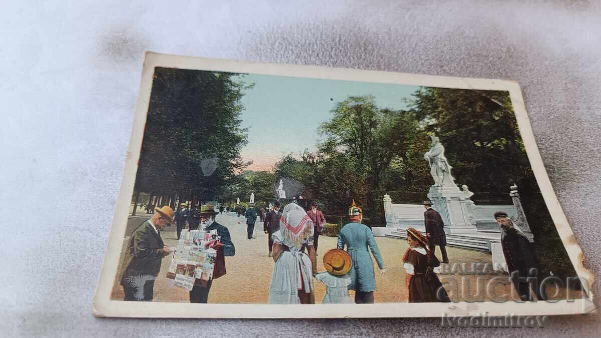Postcard Berlin Sieges-Allee 1920 Postcard Berlin Sieges-Allee 1920