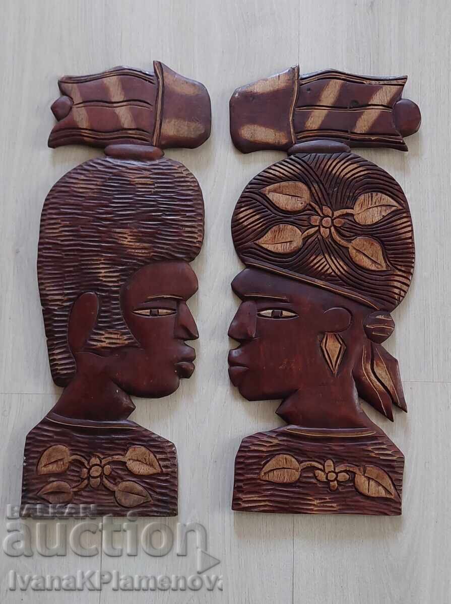 Дърворезба пана отлични два броя за ценители