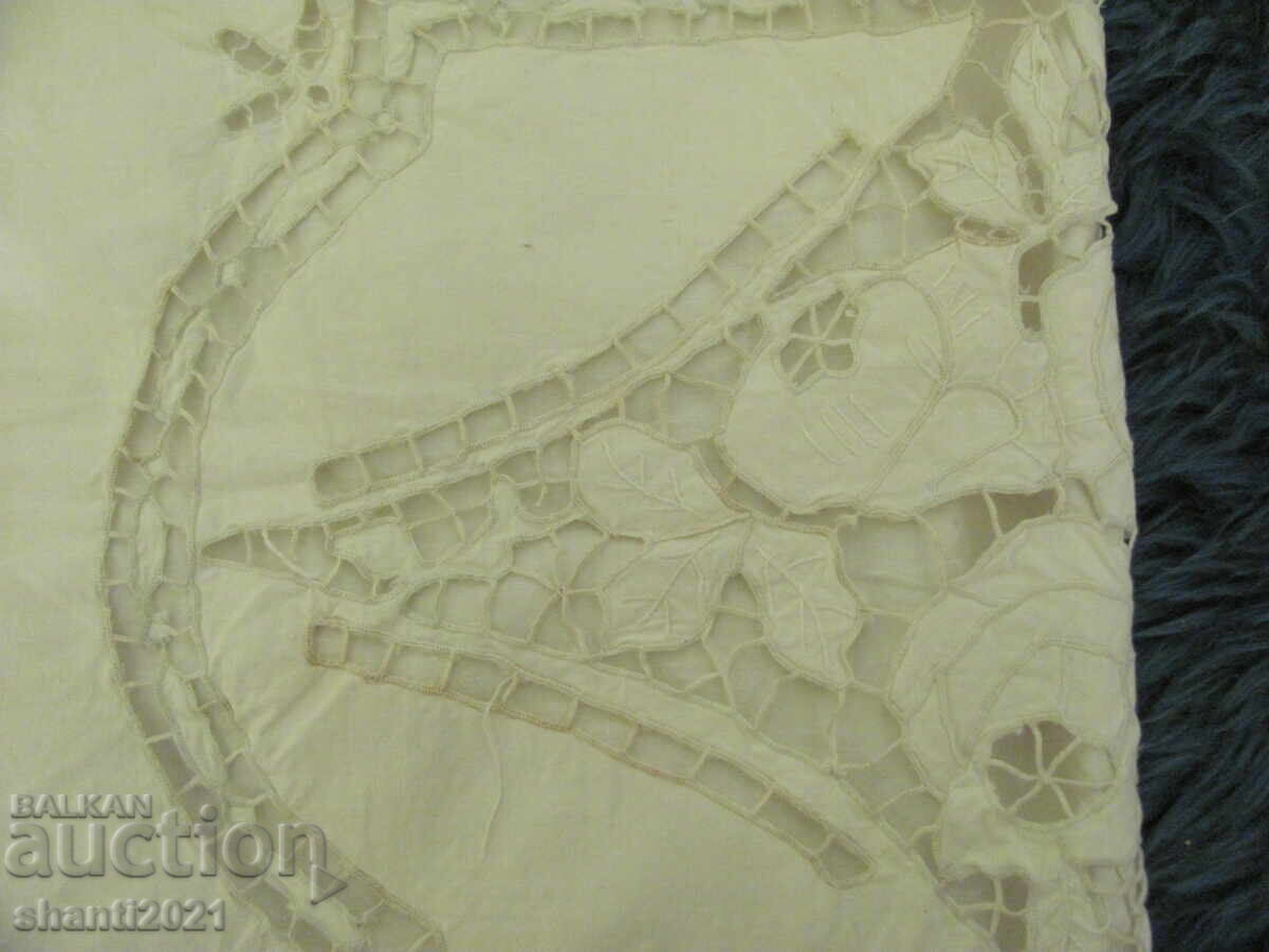 20's pillowcase cut embroidery, 68x54cm. - 5 20's pillowcase cut embroidery, 68x54cm. - 5