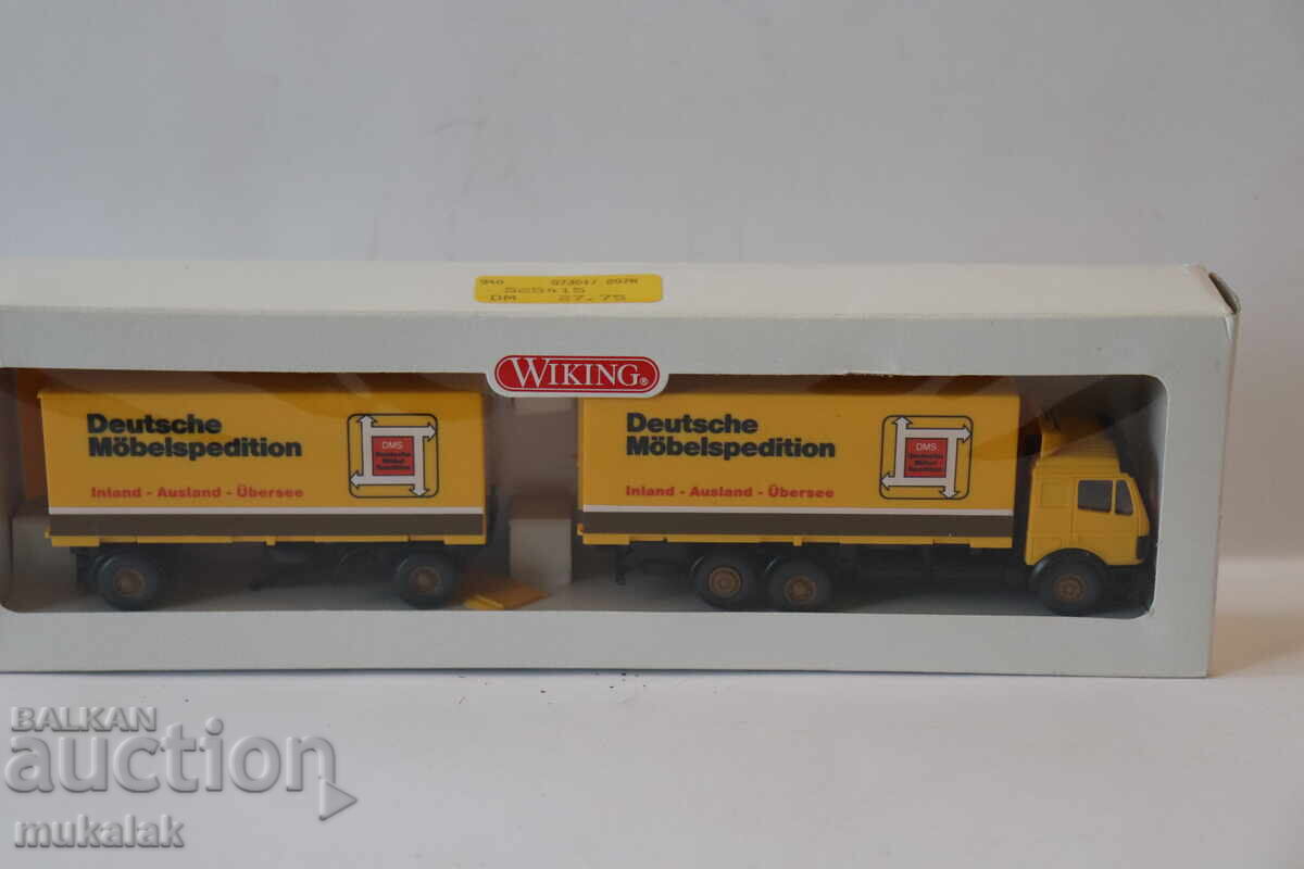 WIKING H0 1/87 MERCEDES BENZ TRUCK MODEL TOY TROLLEY - 5 WIKING H0 1/87 MERCEDES BENZ TRUCK MODEL TOY TROLLEY - 5