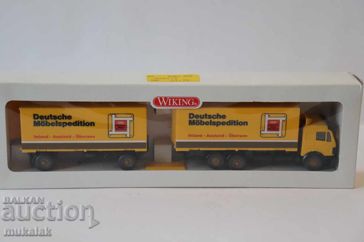 WIKING H0 1/87 MERCEDES BENZ TRUCK MODEL TOY TROLLEY WIKING H0 1/87 MERCEDES BENZ TRUCK MODEL TOY TROLLEY