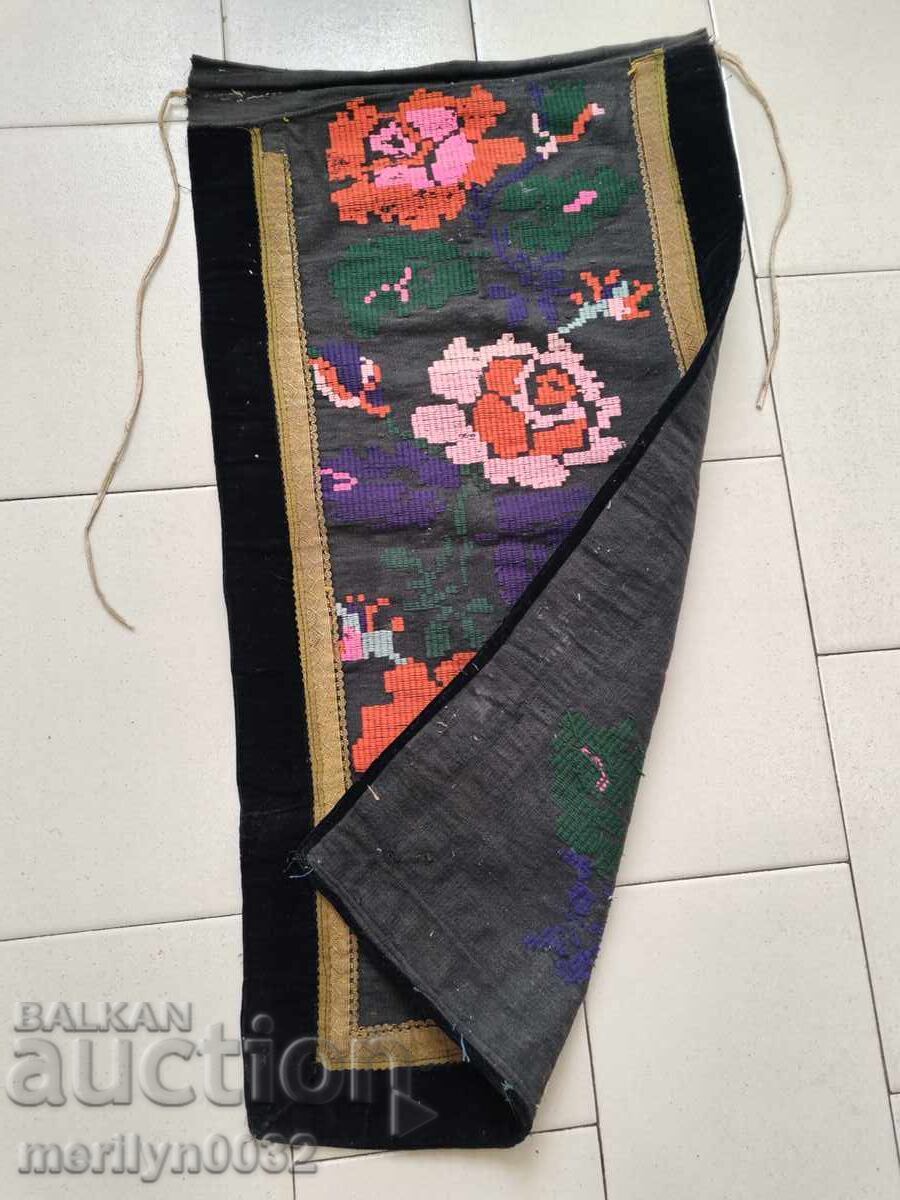 Old apron tinsel embroidery, costume, cloth - 6 Old apron tinsel embroidery, costume, cloth - 6