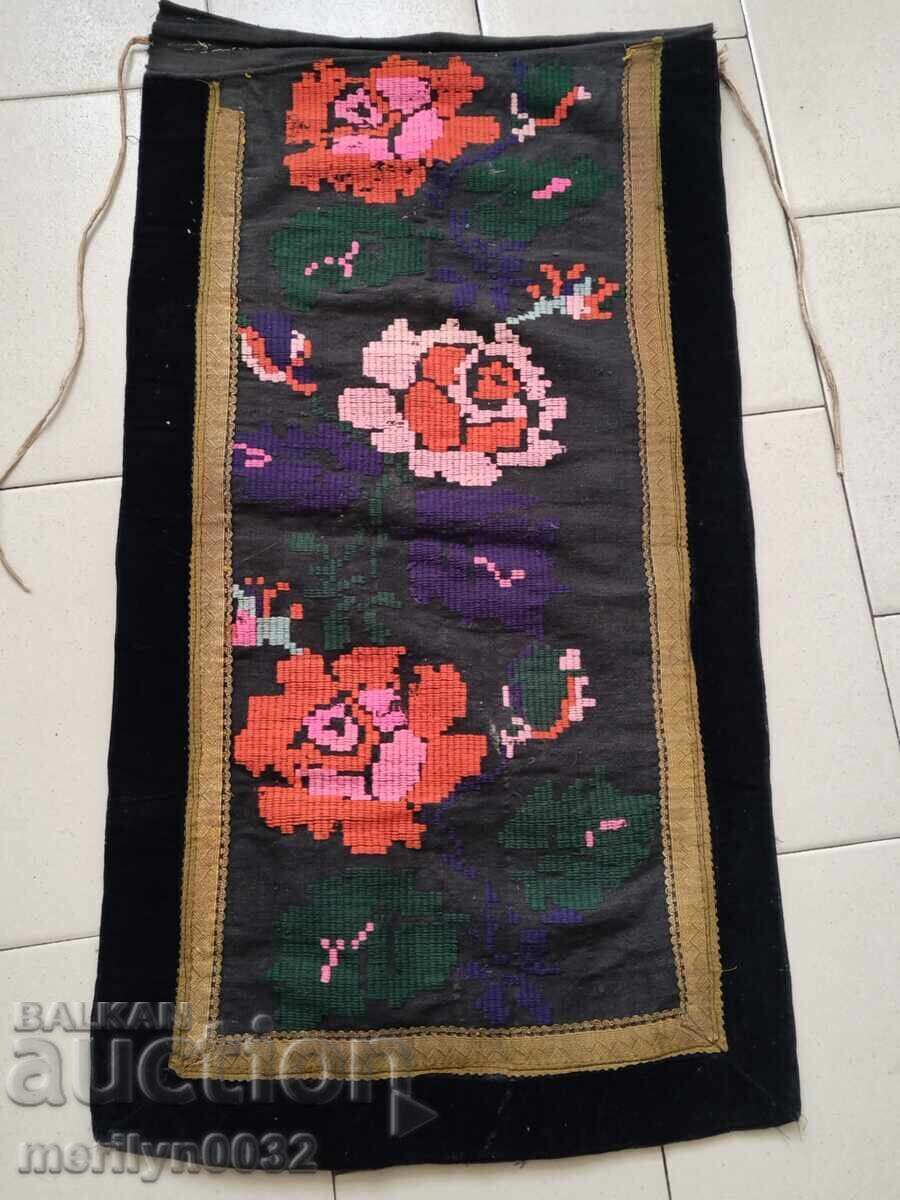 Old apron tinsel embroidery, costume, cloth Old apron tinsel embroidery, costume, cloth