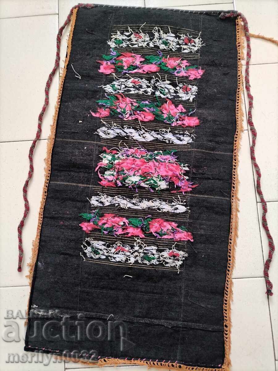 Old apron velvet wire embroidery 75/40 cm, costume sukman - 5 Old apron velvet wire embroidery 75/40 cm, costume sukman - 5