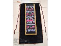 Old apron velvet wire embroidery 75/40 cm, costume sukman