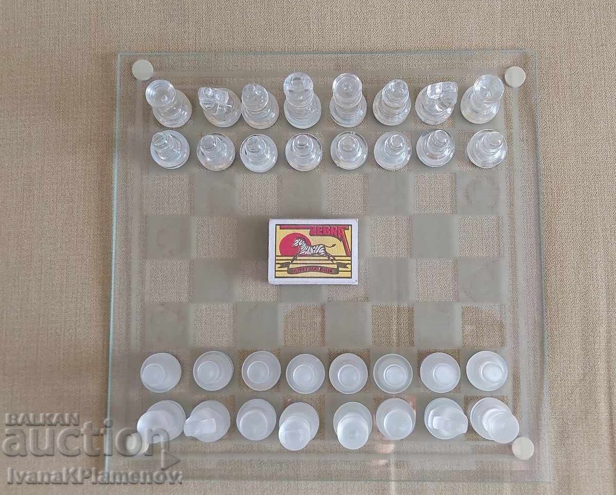 Glass chess for connoisseurs 25cm 25cm - 6 Glass chess for connoisseurs 25cm 25cm - 6
