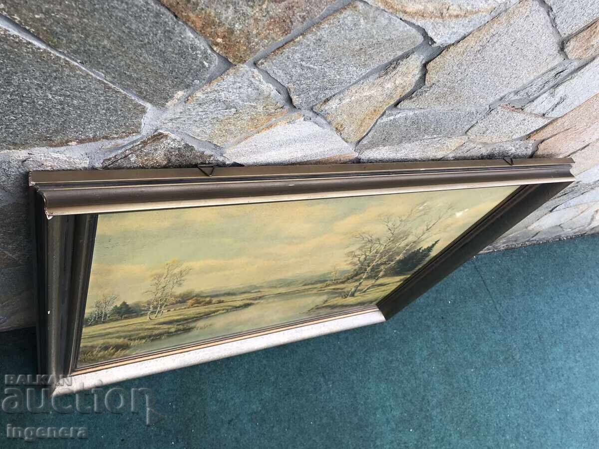 Delivery of PAINTING ART PRINT SIGNATURE WOODEN STYLE FRAME Delivery of PAINTING ART PRINT SIGNATURE WOODEN STYLE FRAME