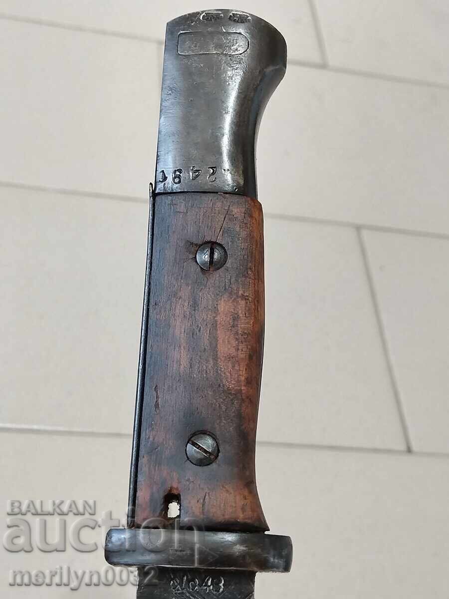 Mauser K-98 baioneta baioneta baioneta WW1 WW2 - 7