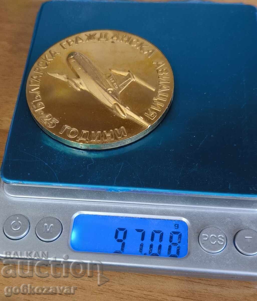 Delivery of Large Super Rare Bronze Jubilee Plaque 25 Years BGA Balkan Delivery of Large Super Rare Bronze Jubilee Plaque 25 Years BGA Balkan