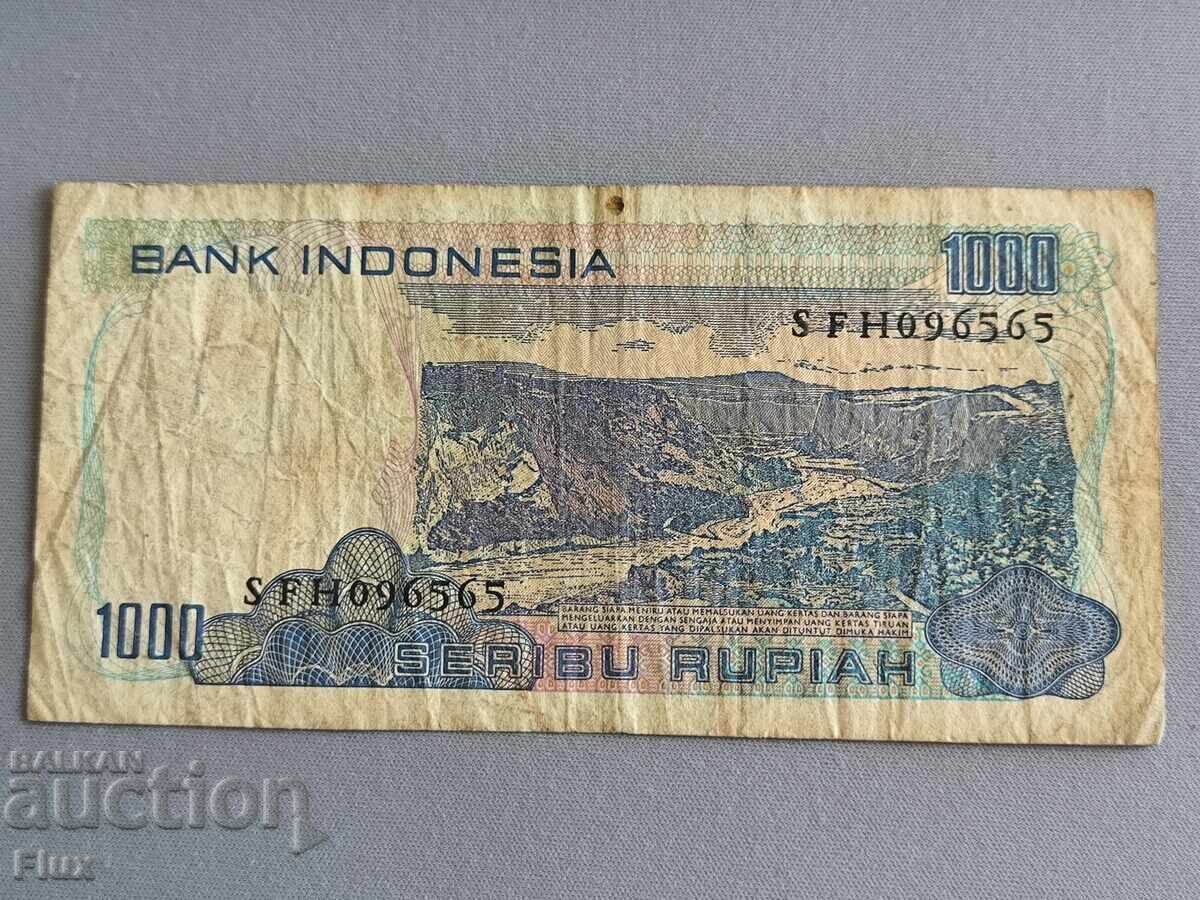 Bancnota - Indonezia - 1000 Rupiah | 1980 cu preț 7.50 BGN | € 3.83 Bancnota - Indonezia - 1000 Rupiah | 1980 cu preț 7.50 BGN | € 3.83