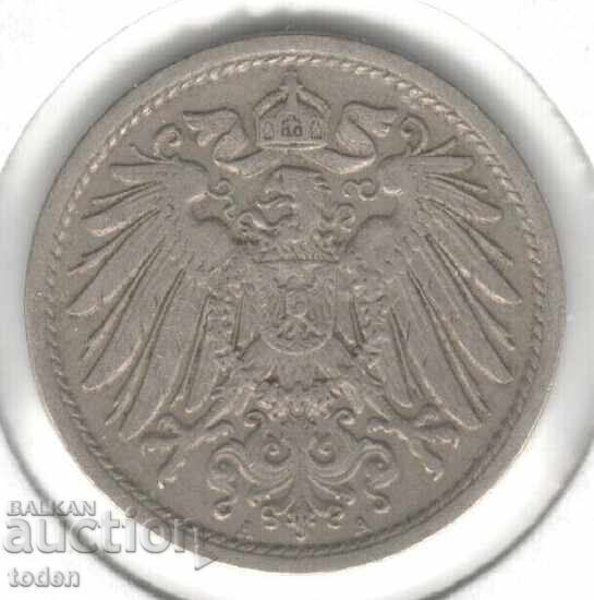 Germany-10 Pfennig-1908 A-KM# 12-Wilhelm II-small shield with price 3.00 BGN | € 1.53 Germany-10 Pfennig-1908 A-KM# 12-Wilhelm II-small shield with price 3.00 BGN | € 1.53