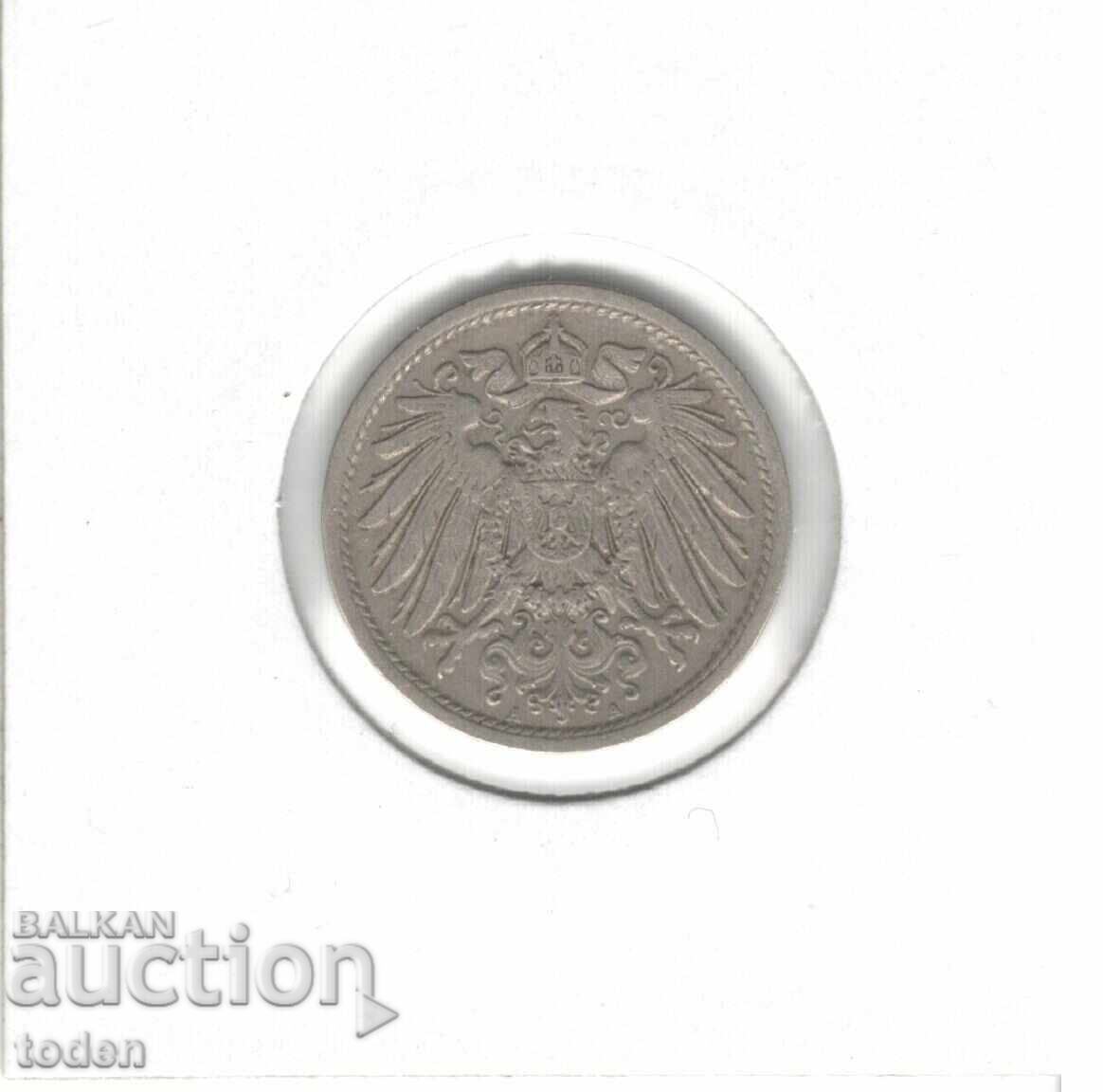 Delivery of Germany-10 Pfennig-1908 A-KM# 12-Wilhelm II-small shield Delivery of Germany-10 Pfennig-1908 A-KM# 12-Wilhelm II-small shield