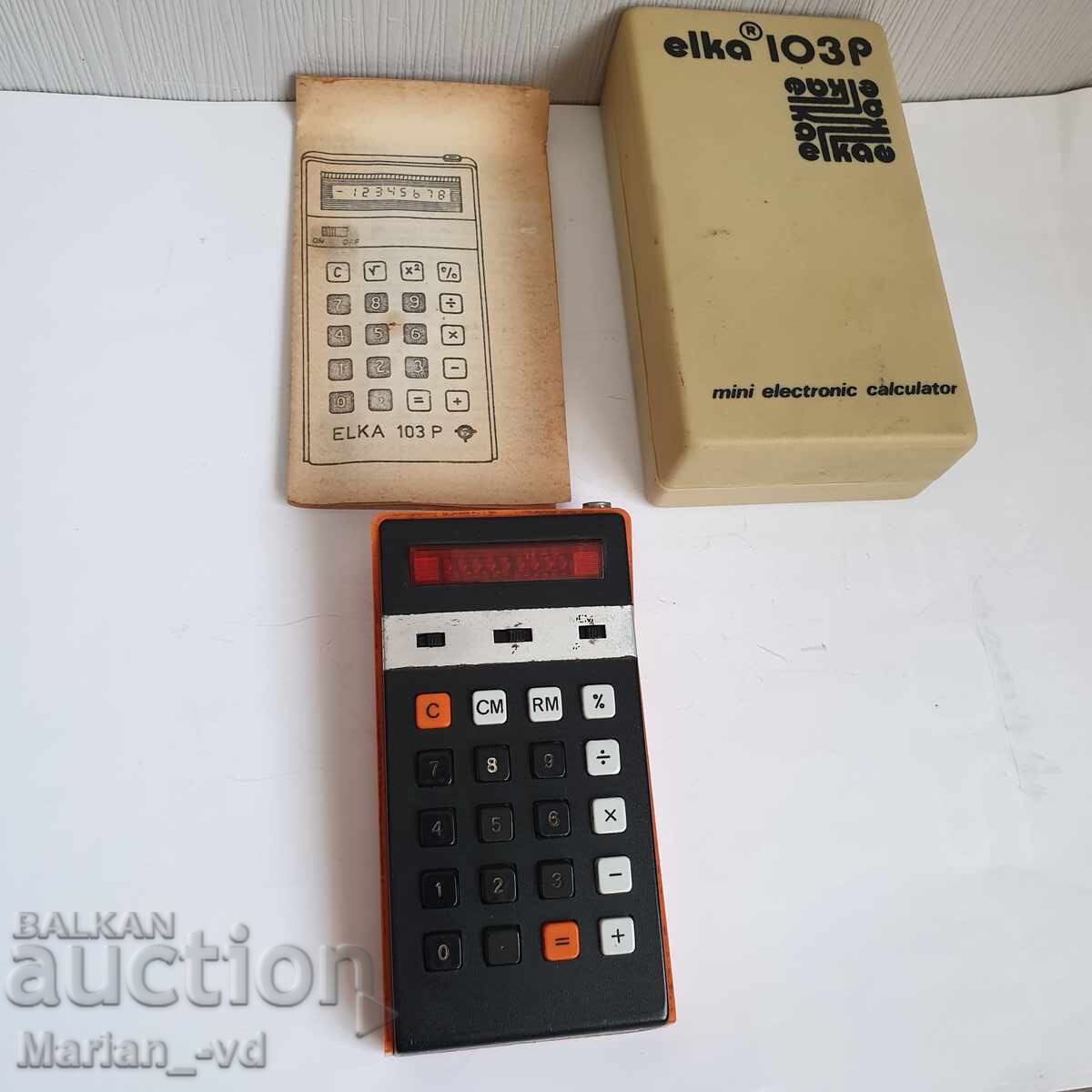 Old Elka 101 calculator with price 40.00 BGN | € 20.45 Old Elka 101 calculator with price 40.00 BGN | € 20.45