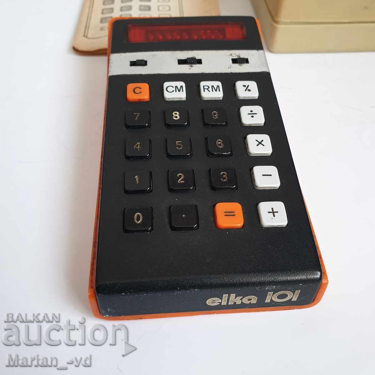 Old Elka 101 calculator Old Elka 101 calculator