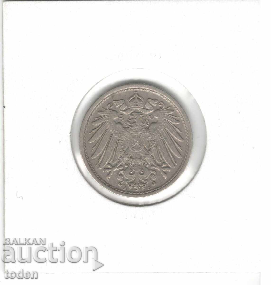 Delivery of Germany-10 Pfennig-1907 A-KM# 12-Wilhelm II-small shield Delivery of Germany-10 Pfennig-1907 A-KM# 12-Wilhelm II-small shield