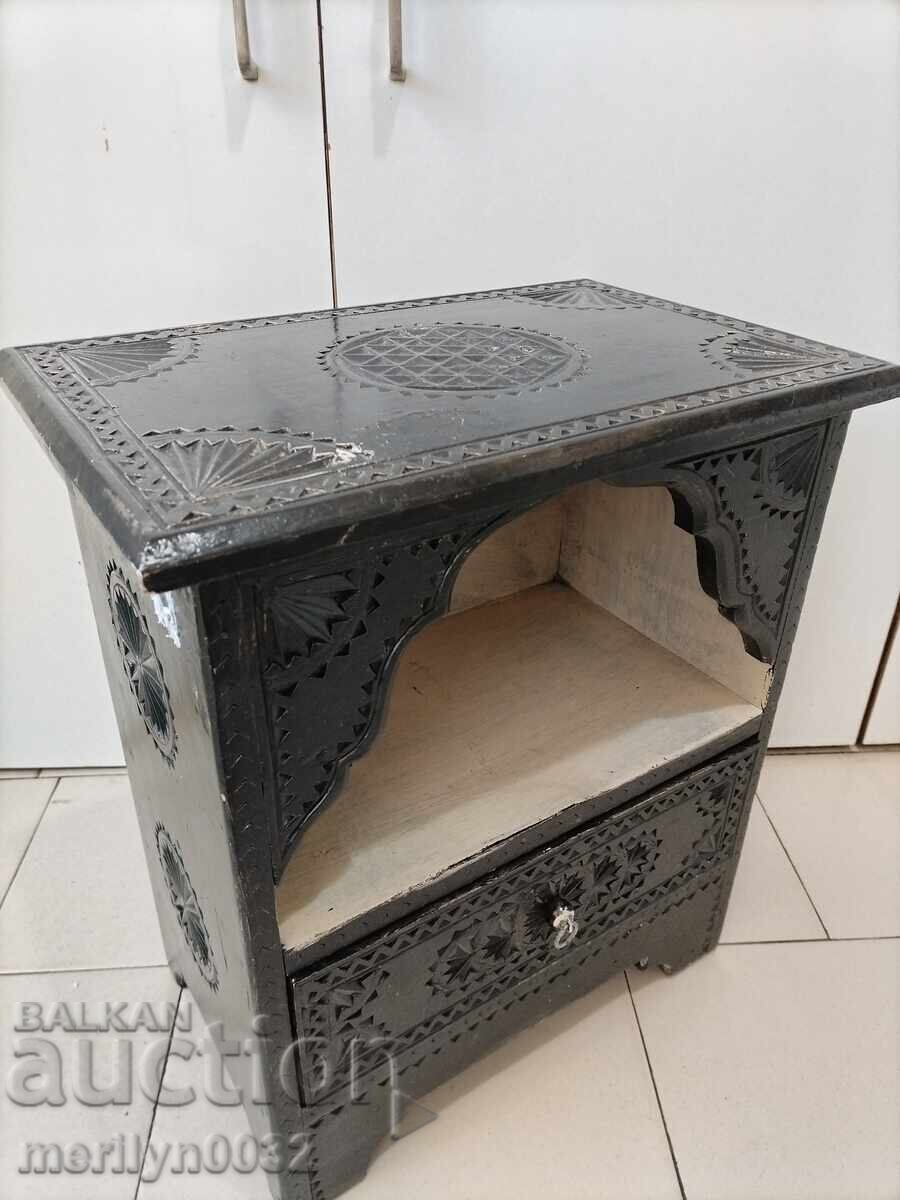 Old cabinet with shepherd's carving - 6 Old cabinet with shepherd's carving - 6