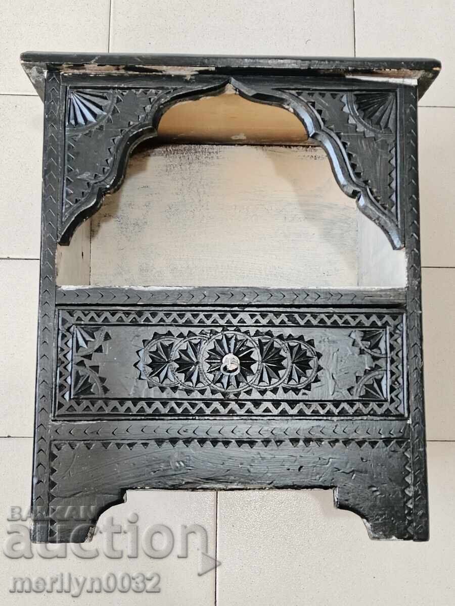 Old cabinet with shepherd's carving - 7 Old cabinet with shepherd's carving - 7