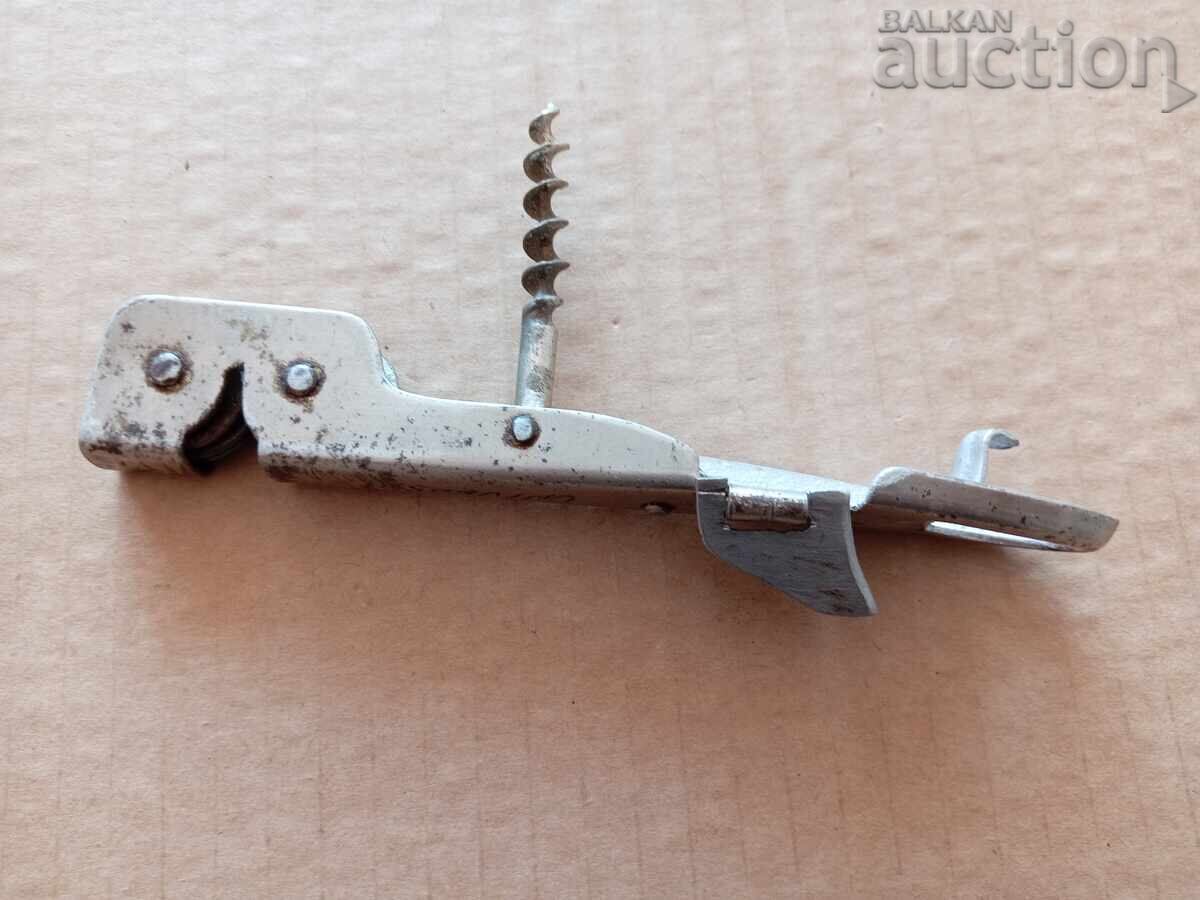 deschizător de sticle retro UNIVERSAL cu tirbușon și ascuțitor de cuțite - 5