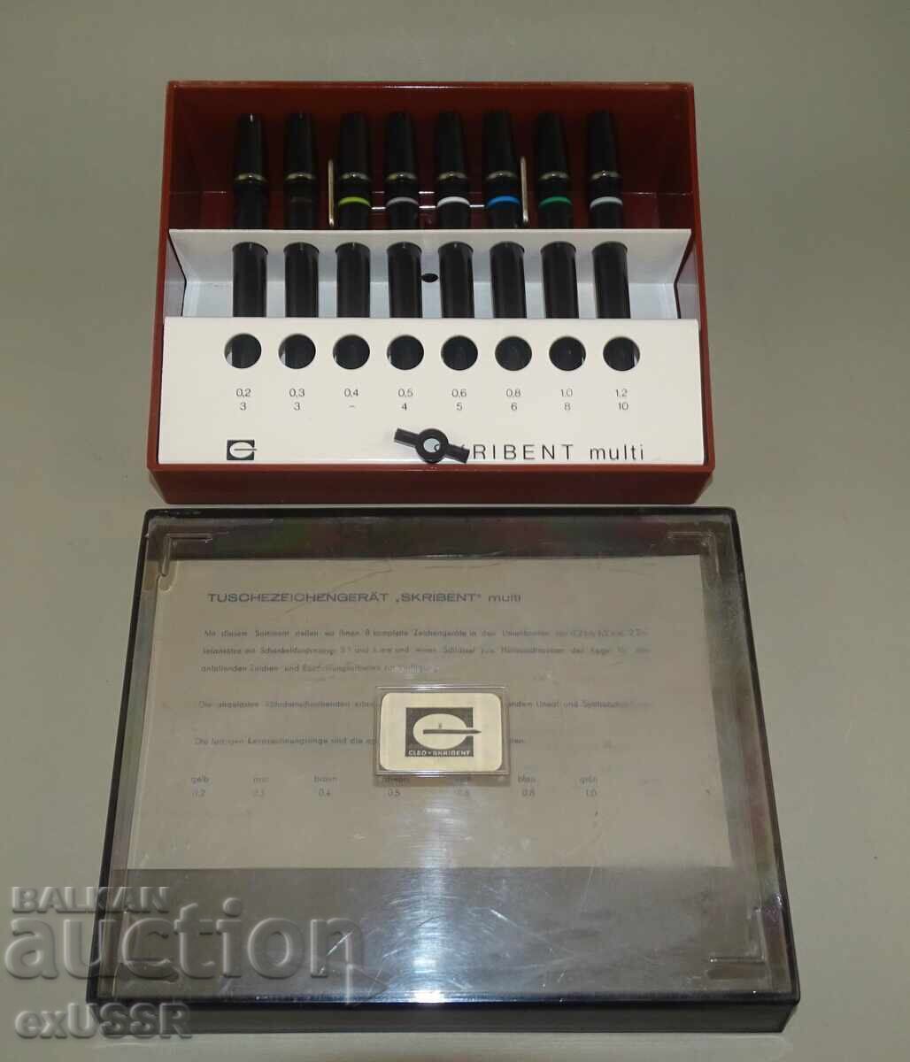 German GDR rapidographs Skribent, unused German GDR rapidographs Skribent, unused