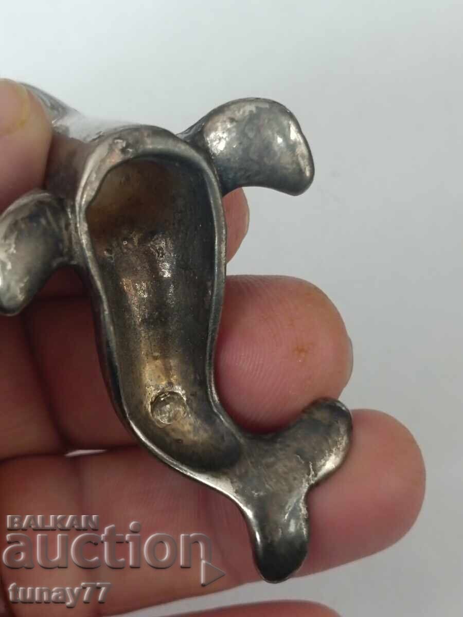 Figure Metal Silver-Plated Seal - 5 Figure Metal Silver-Plated Seal - 5