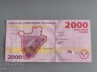 Bancnota - Burundi - 2000 franci UNC | 2018