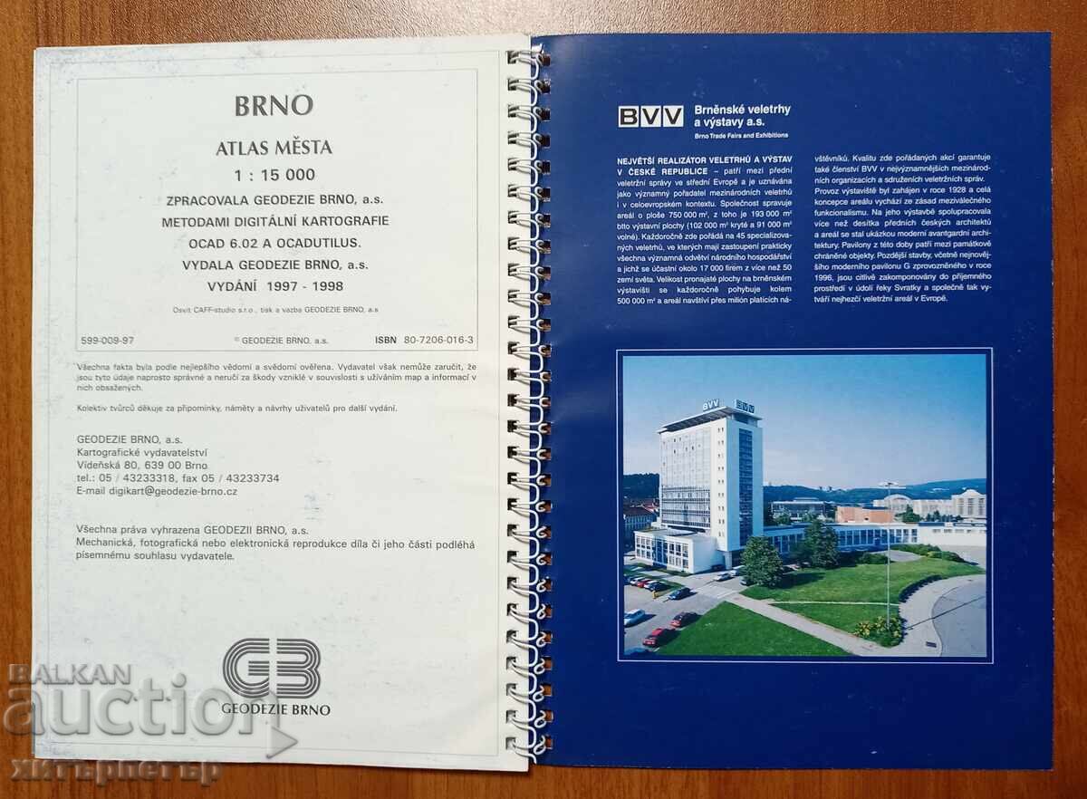 Atlas maps map Brno Czech Republic - 6 Atlas maps map Brno Czech Republic - 6