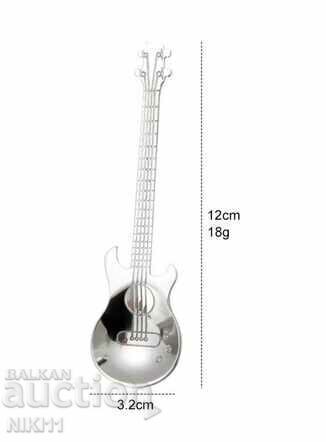 Metal spoon Guitar for coffee, tea /c with price 6.00 BGN | € 3.07 Metal spoon Guitar for coffee, tea /c with price 6.00 BGN | € 3.07