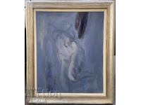 Desislava Mincheva-Nude-oil paints-signed-1995