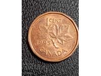 1 цент Канада 1995