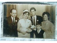 Old photo 1966 - family, bride, photo Engibarov, Burgas