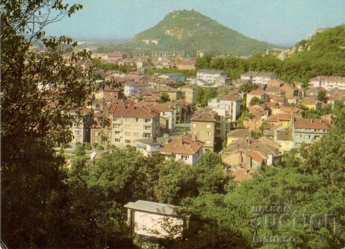 Παλιά καρτ ποστάλ - Plovdiv, γενική άποψη