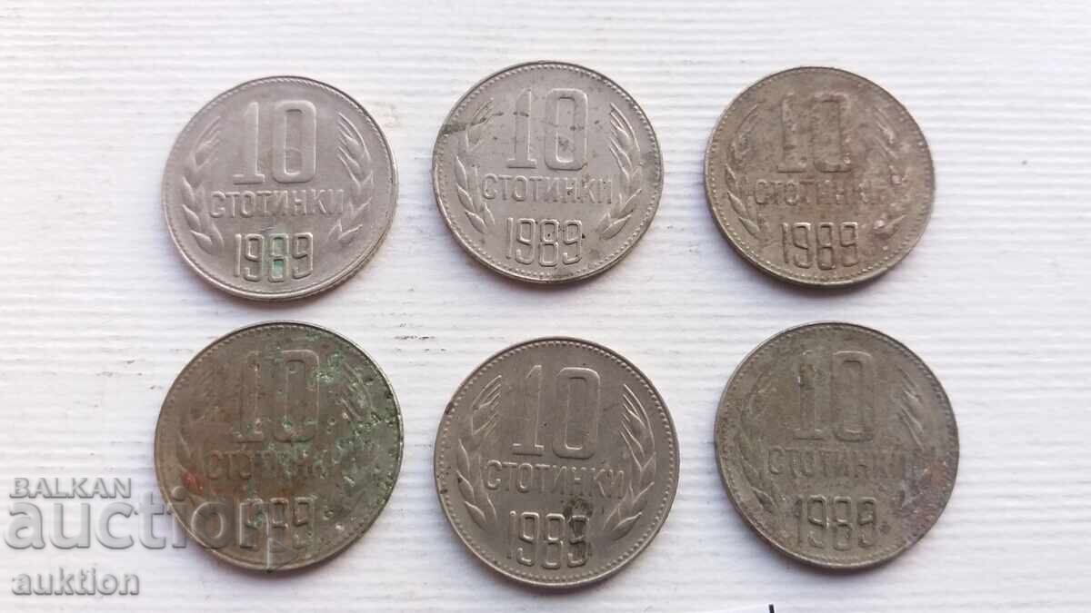 10 HUNDREDS 1989 6 ISSUES 10 HUNDREDS 1989 6 ISSUES