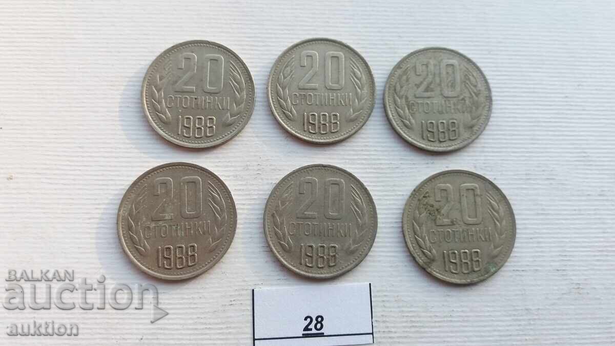 Auction 20 HUNDREDS 1988 6 ISSUES Auction 20 HUNDREDS 1988 6 ISSUES